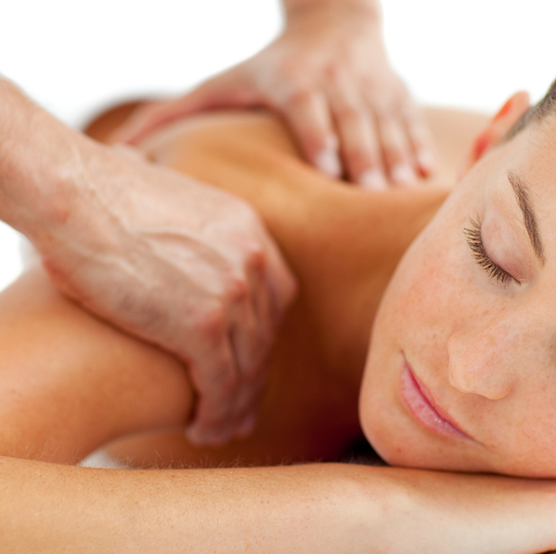 Beautiful woman enjoying a massage Massage Nürtingen - massage