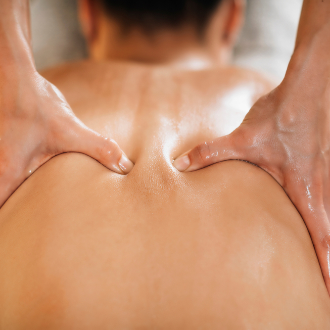 Ayurveda,Back,Massage,With,Aromatherapy,Essential,Oil